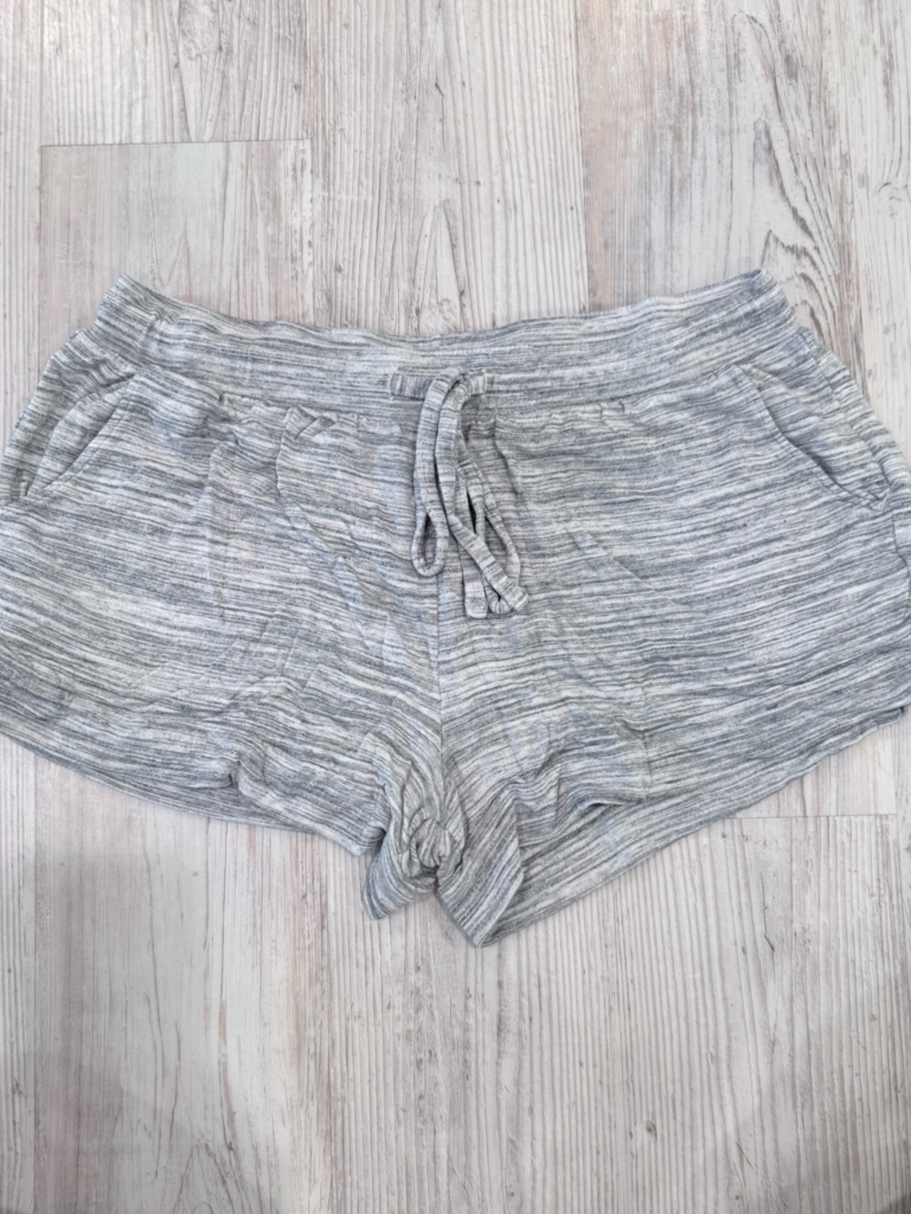 Gilligan & O'Malley Heather Gray Knit Lounge Shorts